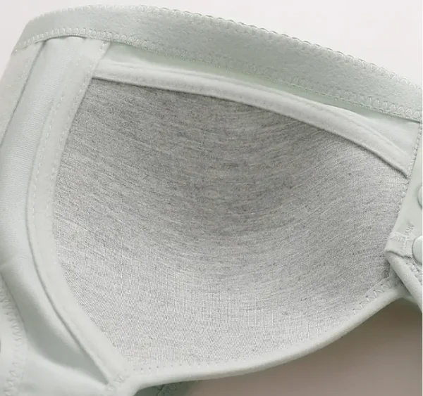 Long-lasting front button padded bra